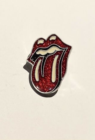 Rolling Stones „red Glitter“ Pin (rare)