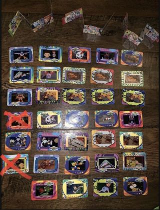 Digimon The Movie Taco Bell Collector Cel Slide Cards 2000 - 32 Cards
