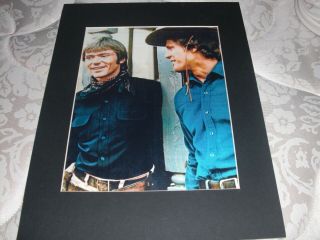 Alias Smith And Jones Mounted And Matted 11 By 14 " Ben And Pete
