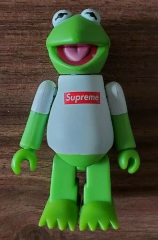 Supreme Kermit The Frog Toy Kubrick Boxlogo Muppets Medicom 2008 (100 Authentic)