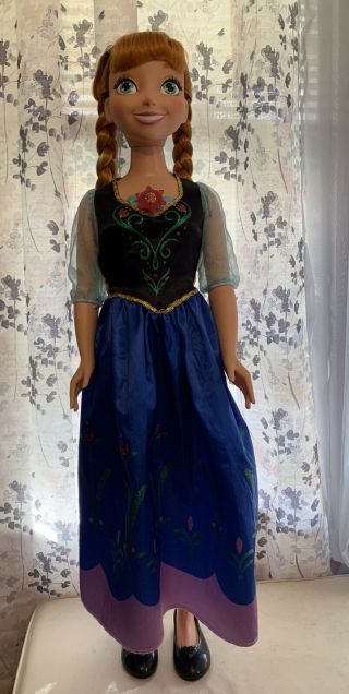 Awesome Disney Frozen My Size Anna Doll Over 3 Feet Tall