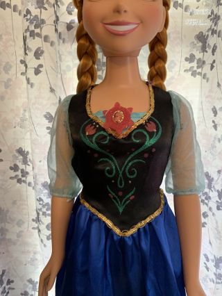 Awesome Disney Frozen My Size Anna Doll Over 3 Feet Tall 2