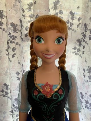 Awesome Disney Frozen My Size Anna Doll Over 3 Feet Tall 3