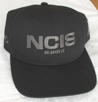 Ncis Season 17 / 400 Episodes Cast & Crew Gift - Black Baseball Hat Cap Nwot