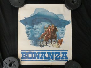 Vintage Bonanza Western Tv Television Series Show Poster 60 