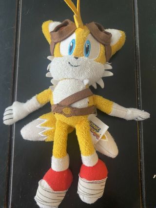 Tomy Sonic Boom Tails 8” Stuffed Plush Doll Sega Sonic The Hedgehog