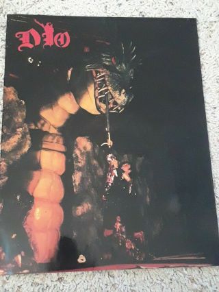 Vintage 1986 Dio Sacred Heart Concert Tour Book