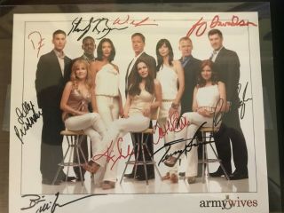 Autographed Photo Of The Cast From Army Wives