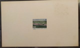 South Vietnam 200$ Unissued Delxue Sheet Proof : Tan Son Nhat Airport Rare