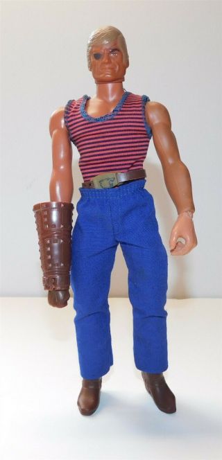 70s Vtg Mattel Big Jim Torpedo Fist 10” Action Figure