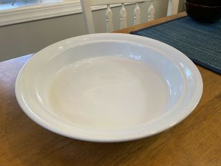 Corning Ware French White 9” Pie Plate Ribbed Casserole