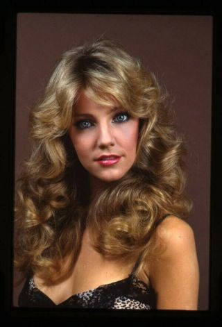 Heather Locklear Breathtaking Busty Glamour Pin Up 35mm Transparency