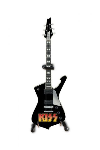Kiss® Logo Paul Stanley Iceman Miniature Guitar Model