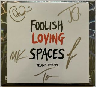 Blossoms Hand Signed Foolish Loving Spaces Cd Deluxe Edition - Music Autograph