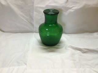 Anchor Hocking Forest Green Ribbed Refrigerator Water Bottle With Lid