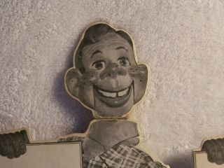 2ea. ,  Howdy Doody Cardboard Standups,  1952,  Rare,  With Howdy Doody Theme Song