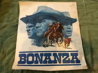 Nbc 1966 Bonnanza Vintage Tv Promotional Mail Order Poster James Bama