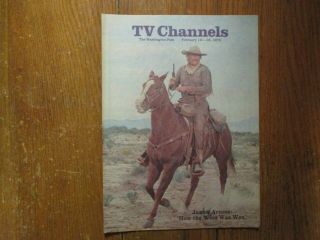 Feb 12 - 1978 Washington Post Tv Channels Magaz (james Arness/how The West Was Won)