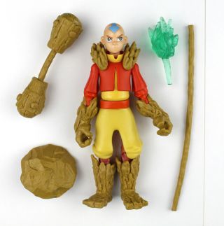 Avatar The Last Airbender Legend Of Aang - Granite Attack Aang Fire Series Mattel