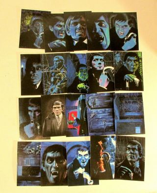 Dark Shadows Barnabas Collins 20 Card Set Printed From Drawings By Dean Monahan