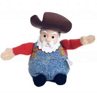 Toy Story 2 Stinky Pete Prospector Rare Disney Star Bean Mattel 8.  5 Inch 1999