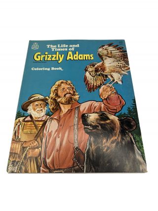 Grizzly Adams Coloring Book The Life And Times 1978 Ben Nakuma Mad Jack