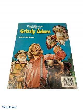 Grizzly Adams Coloring Book The Life and Times 1978 Ben Nakuma Mad Jack 2
