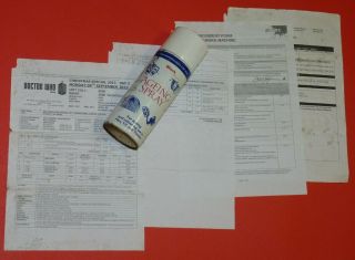 Christmas 2013 Doctor Who Call Sheet Script Paper Prop Spray Can Dr Who
