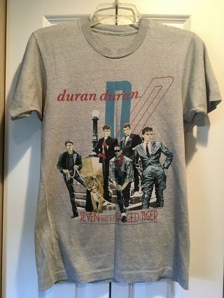 Vintage Duran Duran Seven And The Ragged Tiger Tour Tee 1984 Small