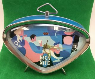 Nick At Nite Alarm Clock Retro Style - Rare Nickelodeon Item From Early 90’s