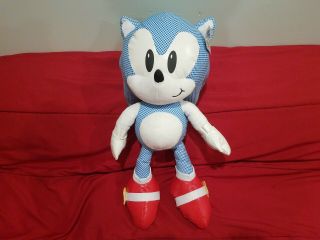Sonic The Hedgehog Jakks Pacific 16 " Prototype Unannounced Polka Dot Plush W/tag