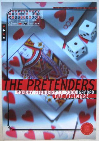 The Pretenders Concert Poster 2000 F - 395 Fillmore