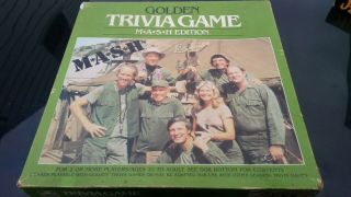 Vintage 1984 Golden Mash Trivia Game