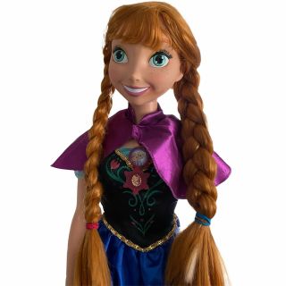 Disney Frozen My Size Princess Anna Doll Over 3 Feet 38 " Tall Clothes Shoes