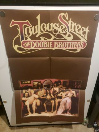 Doobie Brothers Toulouse Street Promo Poster 1970s Warner Brothers