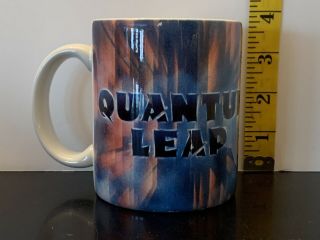 Vintage 1989 Quantum Leap Tv Show Coffee Mug Cup Rare Sam Beckett