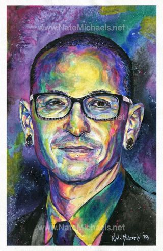 Chester Bennington / Linkin Park - Fine Art Print / Poster