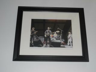 Framed Talking Heads 1979 On Stage Fear Of Music Tour Color Print 14 " By 17 "
