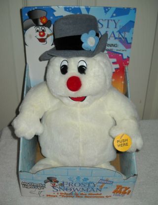 10320 Nib Gemmy Industries Corp Frosty The Snowman Cheeks Light Up Figure