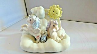 Vintage My Little Pony " Frolic In The Sky” Porcelain Figure Rare