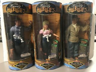 The Beverly Hillbillies 9 " Dolls Set Of 3 Jed Jethro And Ellie May Clampett