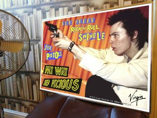 Sex Pistols Sid Vicious My Way Promo Poster,  Damned,  Clash Jamie Reid