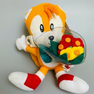 1994 Sega Sonic The Hedgehog Tails 7 " Dress Up Stuffed Plush Doll Japan Tales