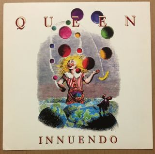 Freddie Mercury Queen Rare 1991 Double Sided Promo Poster Flat 4 Innuendo Cd Usa