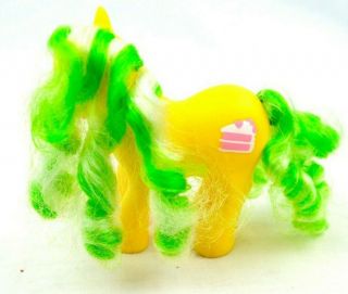 RARE My Little Pony Vintage G1 Generation 1 Lemon Treats MLP Yellow Green Curls 2
