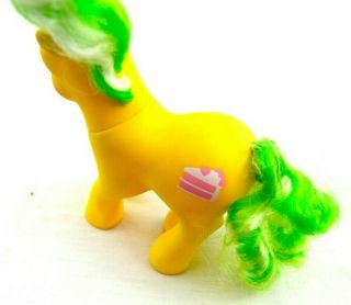 RARE My Little Pony Vintage G1 Generation 1 Lemon Treats MLP Yellow Green Curls 3