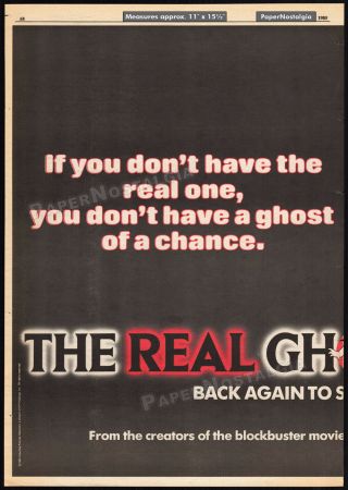 THE REAL GHOSTBUSTERS_Orig.  1985 Trade AD_TV series promo_poster_FRANK WELKER 2