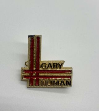 Vintage Gary Numan Telekon Pin Badge 1980 
