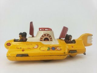 Vintage 1960’s Corgi The Beatles Yellow Submarine Die Cast -