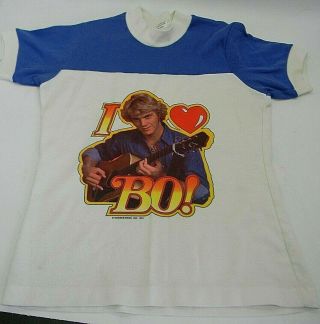 The Dukes Of Hazzard Vintage Kids T - Shirt I Love Bo Size 6 - 8 See Measurements